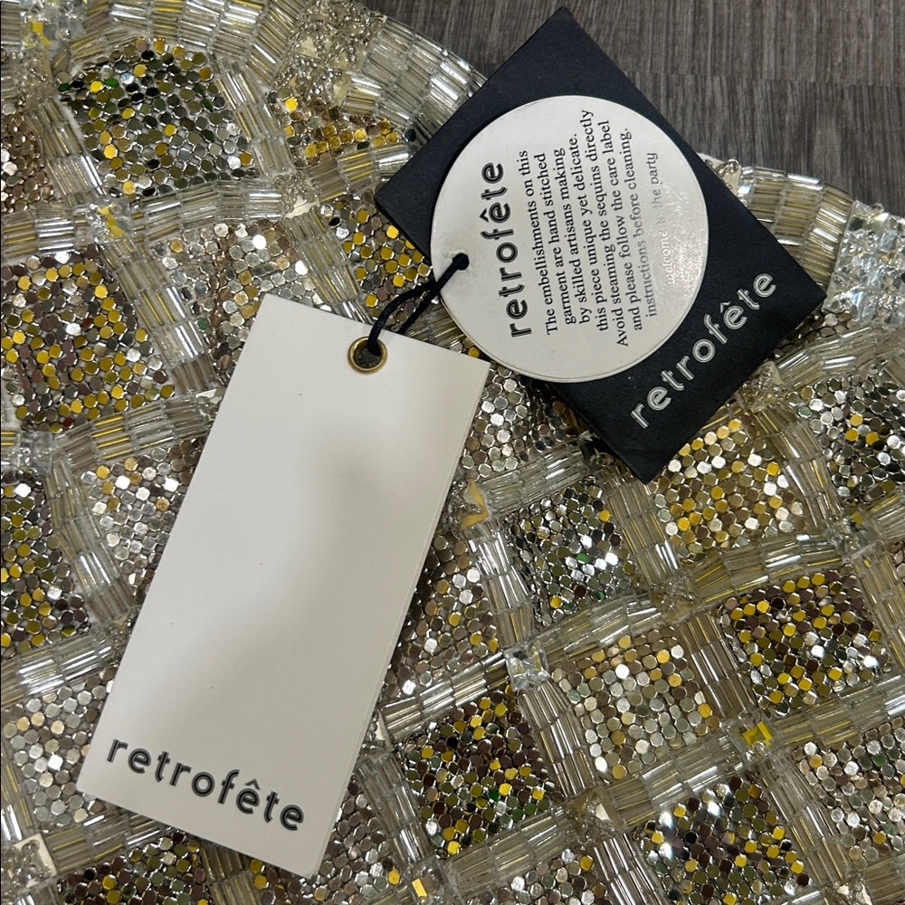 Retrofete strapless sequin dress - Picture 2 of 3